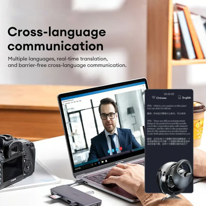 🔥Hot Sale  AI Translation T26  Pro MAX Wireless Bluetooth Translation Earbuds